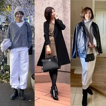 【50代のブーツコーデ6選】この冬使える！ショートからロングまでどんなボトムスにもなじむ&quot;万能な黒ブーツ”
