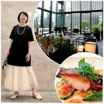 H&amp;MワンピースでＪマダムと銀座ランチ