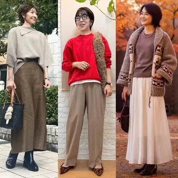 【50代のニットコーデ5選】秋から冬の寒さを乗り切る！着回しが効く便利アイテム