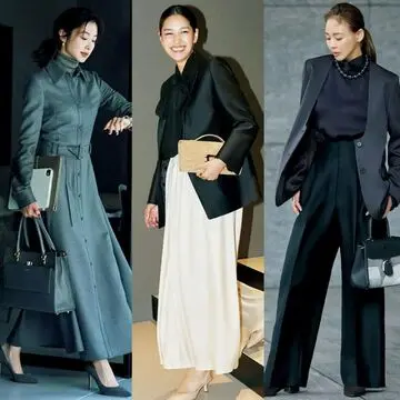 【働く50代の通勤スタイル】信頼感と女性らしさが際立つ、オフィスで一目置かれる装い