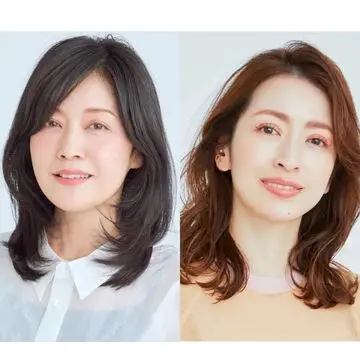 若々しくて、華やか！50代がおしゃれにあか抜ける「夏のセミロングヘア」