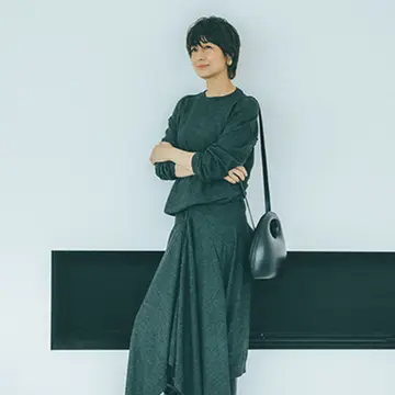 「ルメール」のニットドレスは、きちんとしすぎないエレガントさが魅力【2021秋冬最新ニット】