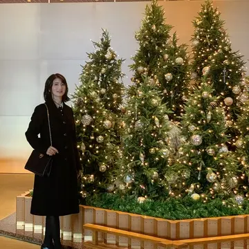 クリスマスコンサート動画 と、上質なコートでホテルオークラへ。