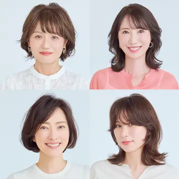 前髪どうしたらいい？40代50代女性に人気の「前髪あり・なし」ヘアスタイル・髪型カタログ【ショート・ボブ・ミディアム・ロングヘア別】