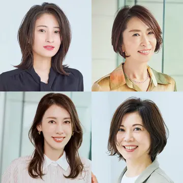 前髪を斜めに流して若々しく！40代・50代のおすすめ流し前髪【ショート・ボブ・ミディアム・ロング別】