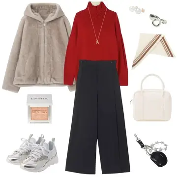 【50代 週末コーデ】華やぎと抜け感を両立する、冬の上質カジュアル＃Jマダムのおしゃれ