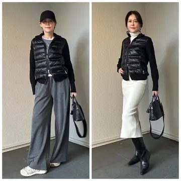 秋に大活躍!  【モンクレール】のダウンニットカーディガン