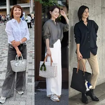 【50代のシャツコーデ5選】端境期のおしゃれにぴったり！秋らしい落ち着いたカラーで季節感もプラス