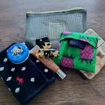 バッグの中に、涼しさを取り入れてみました😊😊😊