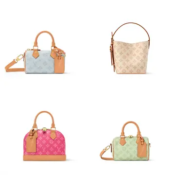 ルイ・ヴィトンの人気バッグが柔らかなパステルカラーをまとって新登場！【eclat’s pick up】