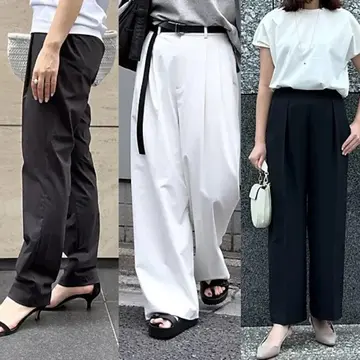 【50代 夏パンツ】涼感・速乾・美シルエット。夏の正解パンツ3本