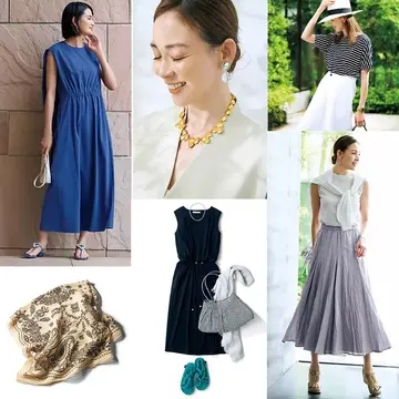 【50代 ファッション】涼しげ快適な夏ファッションアイテムが勢揃い【おすすめの服＆小物人気売れ筋ランキングTOP10】