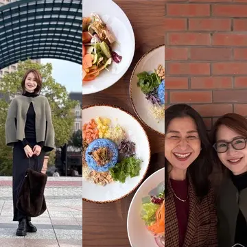 冬色コーデでタイ料理ランチ