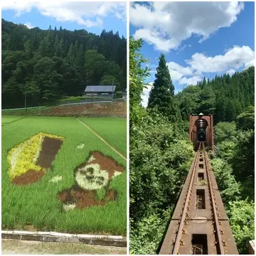 緑の中を走るローカル線で真夏のプチ列車旅🚃
