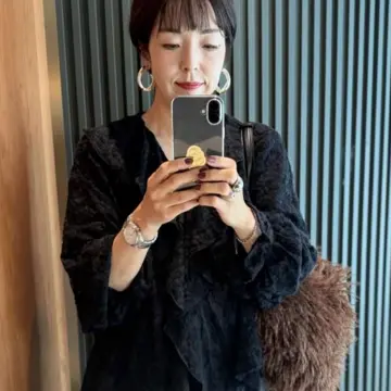 50代だってフリルブラウス着たい！プチプラコーデ