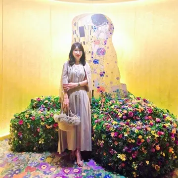 たまにはワンピースで♪【日本橋】クリムト・アライブへ
