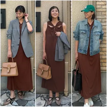 【H&amp;M】洗濯機でジャブジャブ洗えてストンと着れるワンピースは助かります