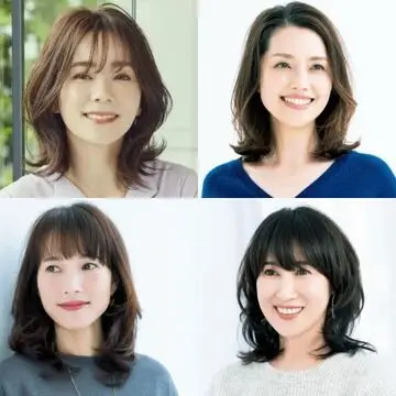 40代こそ似合う「若見えミディアムヘア」手入れが楽でこなれ感と女らしさ抜群！