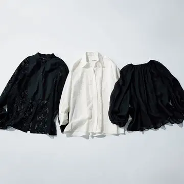 【シアーシャツ&ブラウス3選】透け感素材で印象激変！主役感たっぷりな一枚に