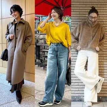 【50代「ユニクロ・GU」秋冬コーデ】あったかパンツやデニムで寒い冬をおしゃれに乗り切る！