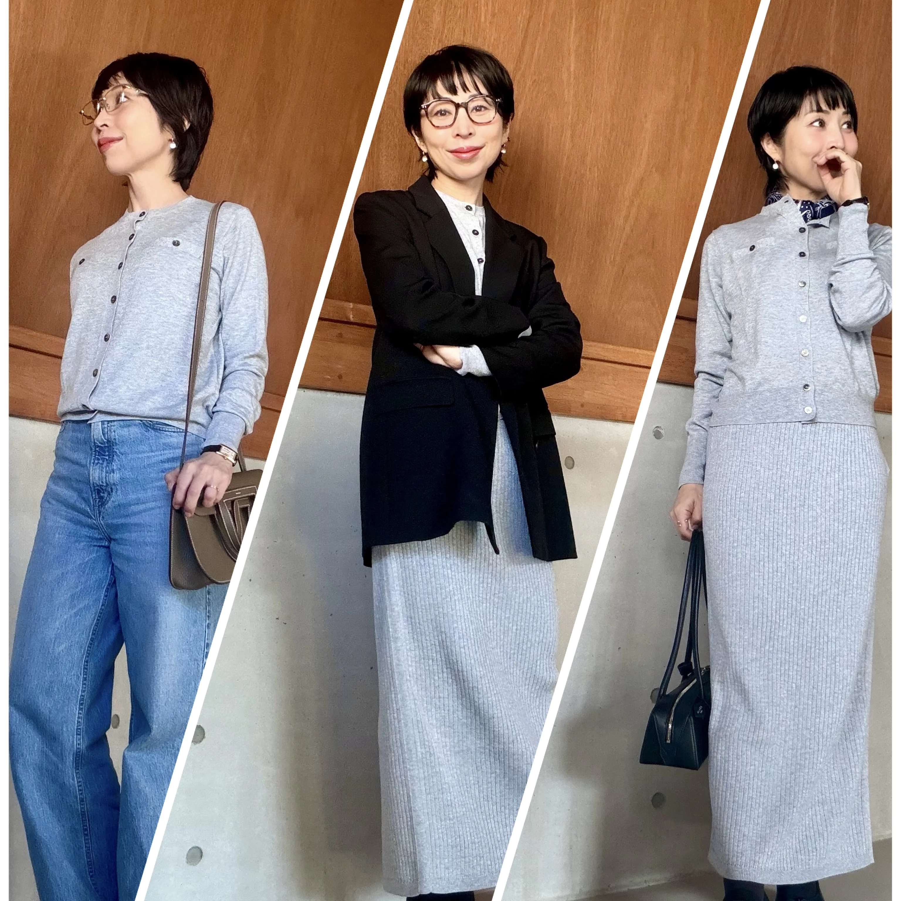 【シーン別着回し3選】仕事も休日も迷わない、40代のための使えるニットセットアップ