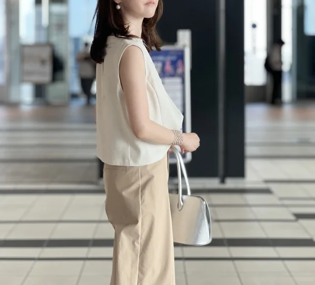 夏コーデ救済！涼しく着回すきれいめセットアップ４Style._1_6