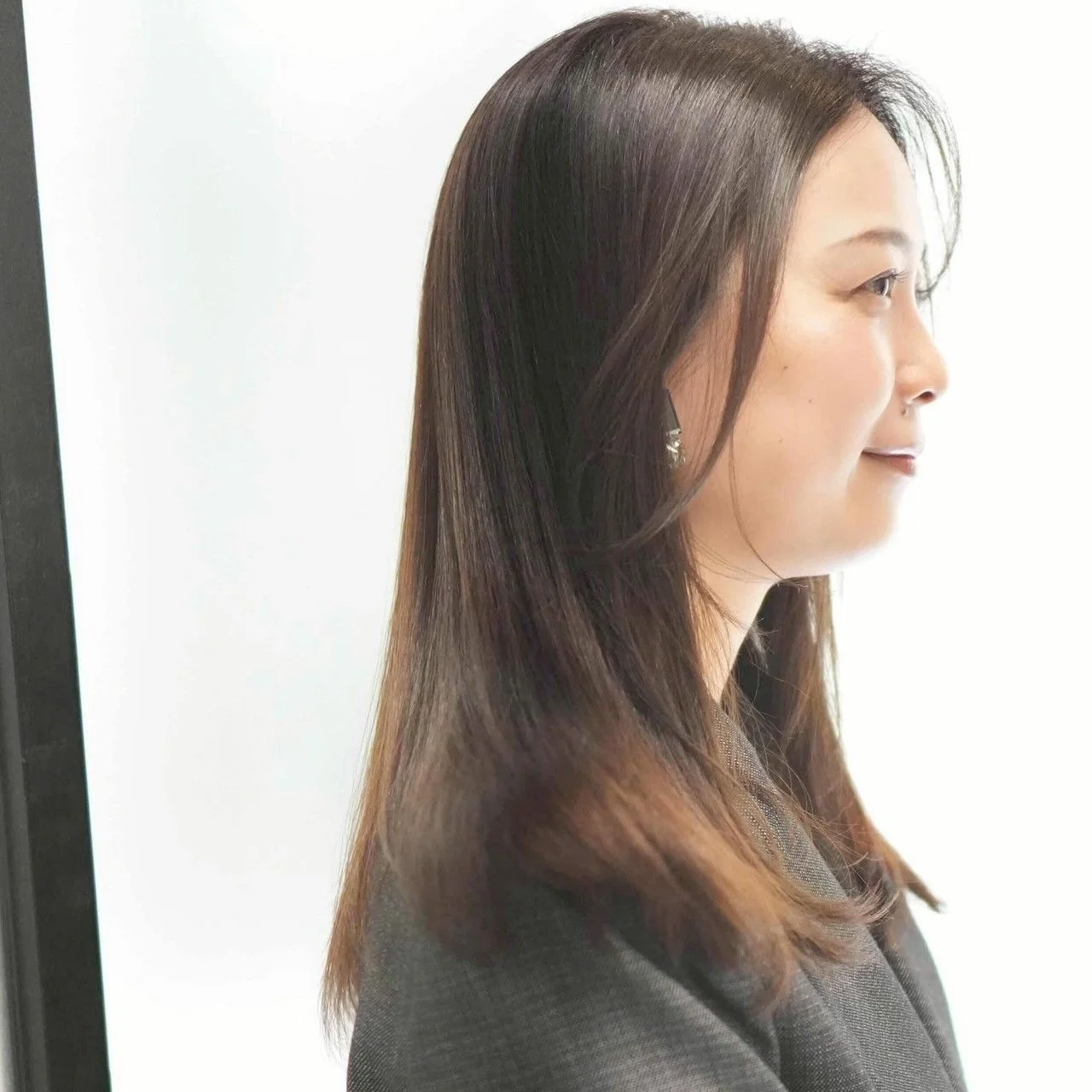 40代のミディアムヘア　