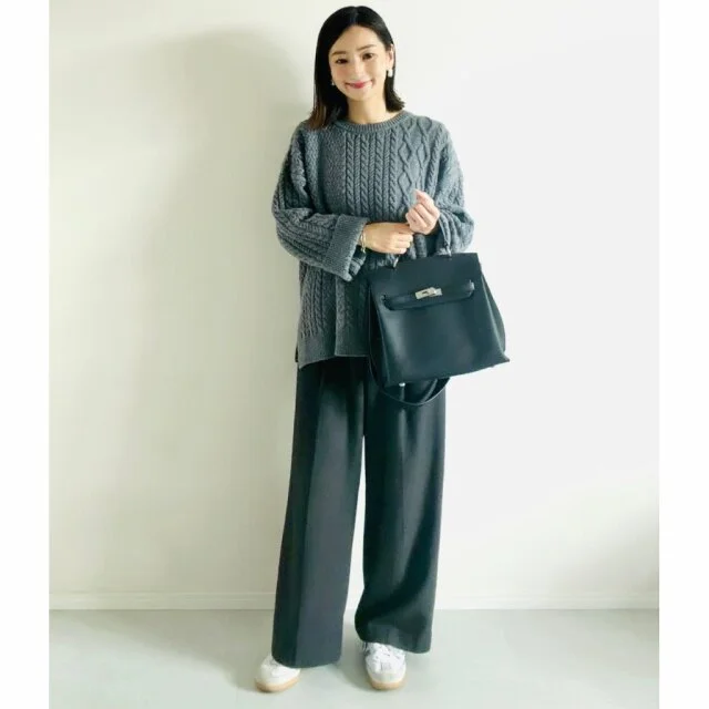 冬のほっこりニットを大人っぽく着こなすコツ_1_3