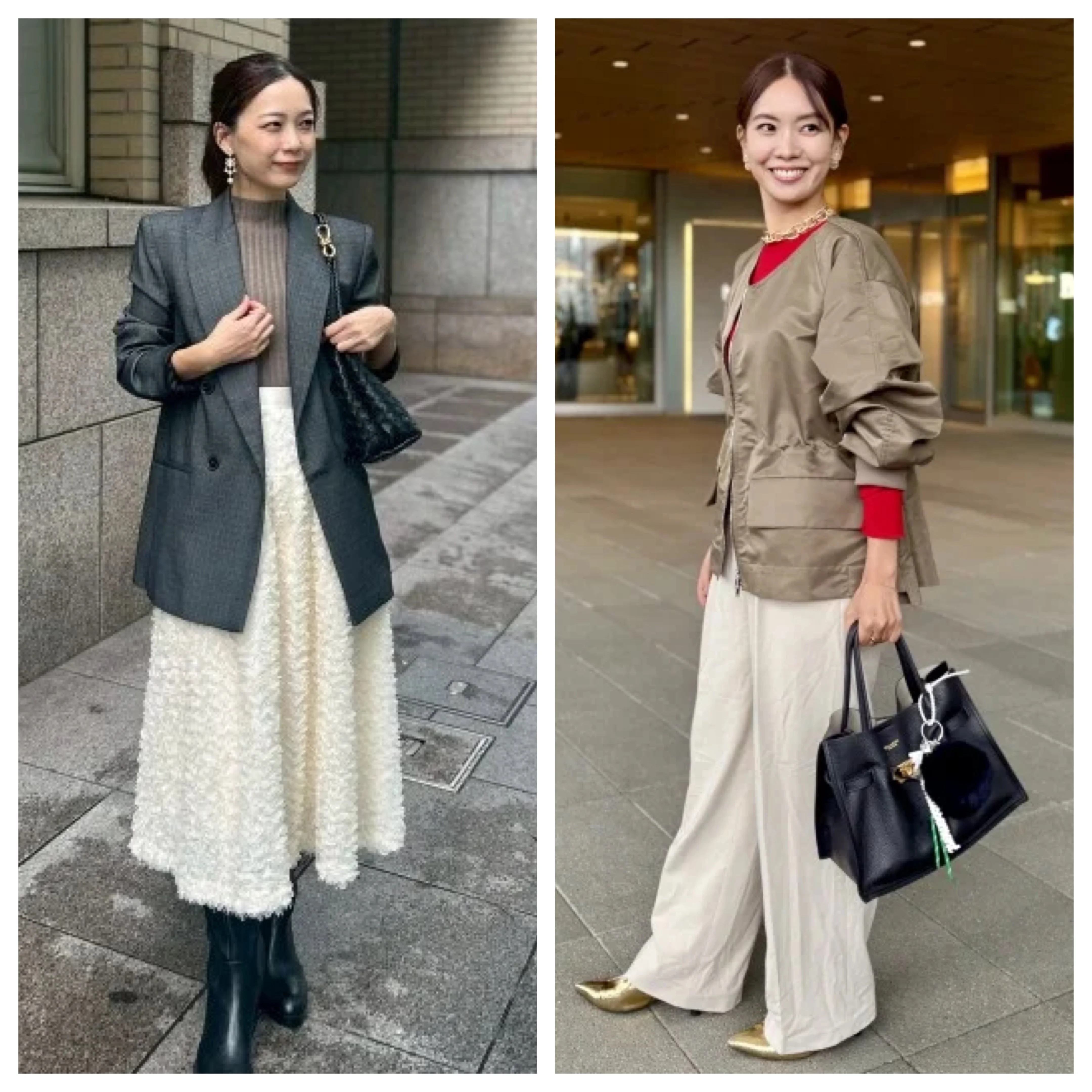 2025年秋、主役になるのは“ひとクセ”アウター。美女組の愛用品＆最旬コーデ【40代ファッション】