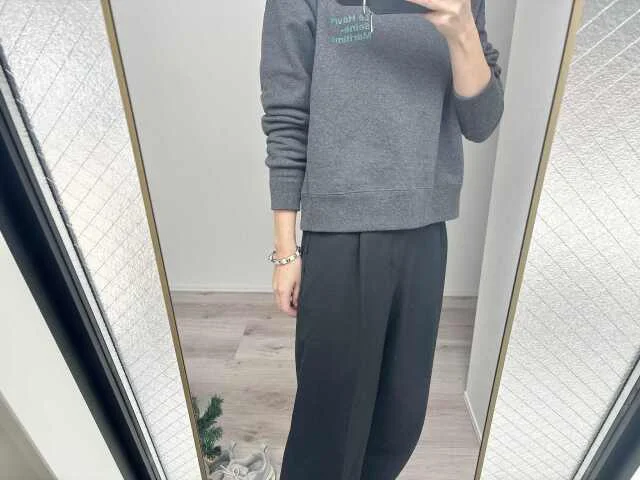 【ユニクロ】定番タックワイドパンツで運動会もキレイめが叶う_1_6