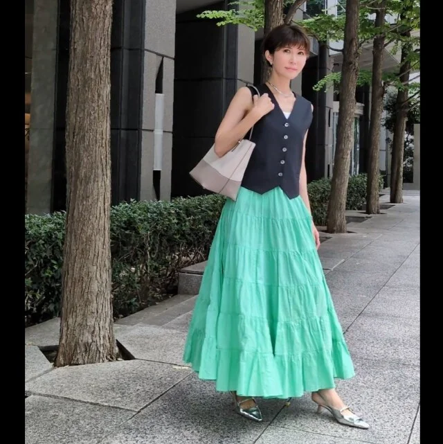 【マリソル別注】徳原文子×クチュールドアダムのドラマティックスカート着用レポ♡_1_6