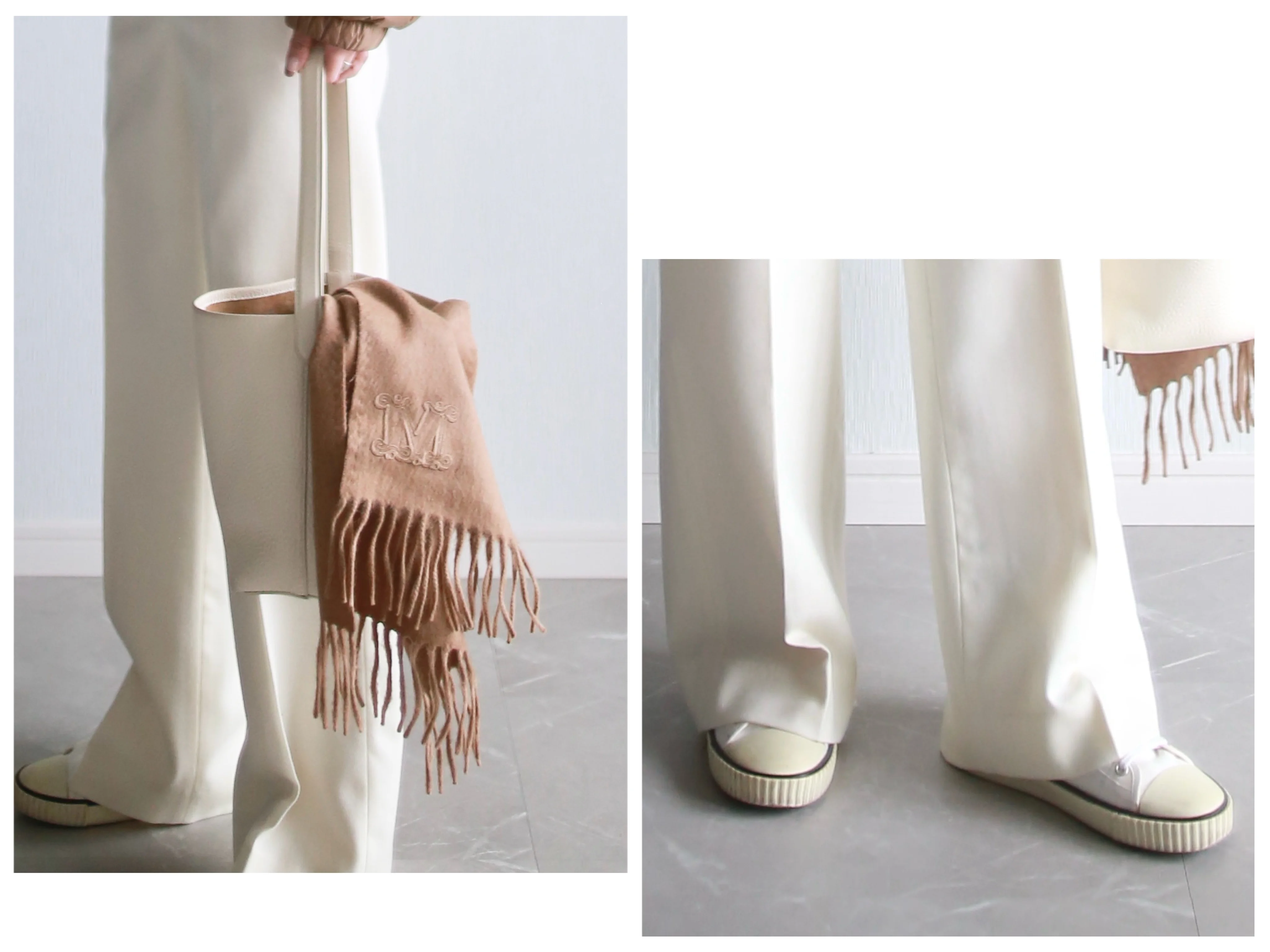 marisol upperhights bemiコラボダウン　着回し　therow celine maxmara