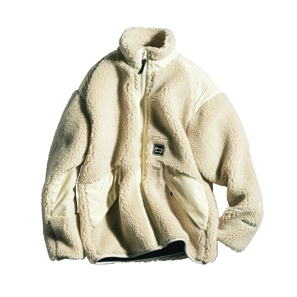 ファッション ウールリッチのフリースジャケット