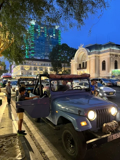 ベトナム旅行　アジア旅　Jeep tour ホーチミン