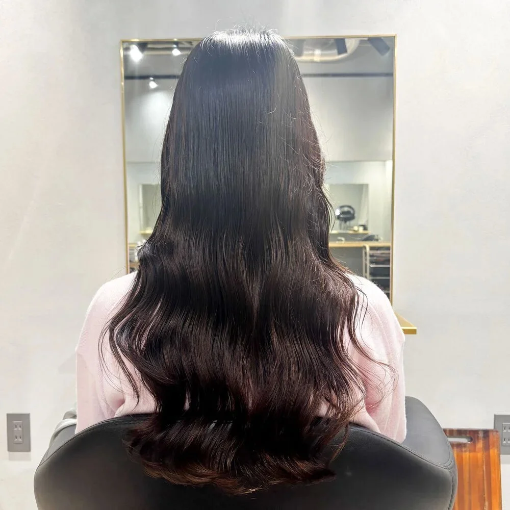 後ろから見た人気ロングヘアスタイル５位の髪型