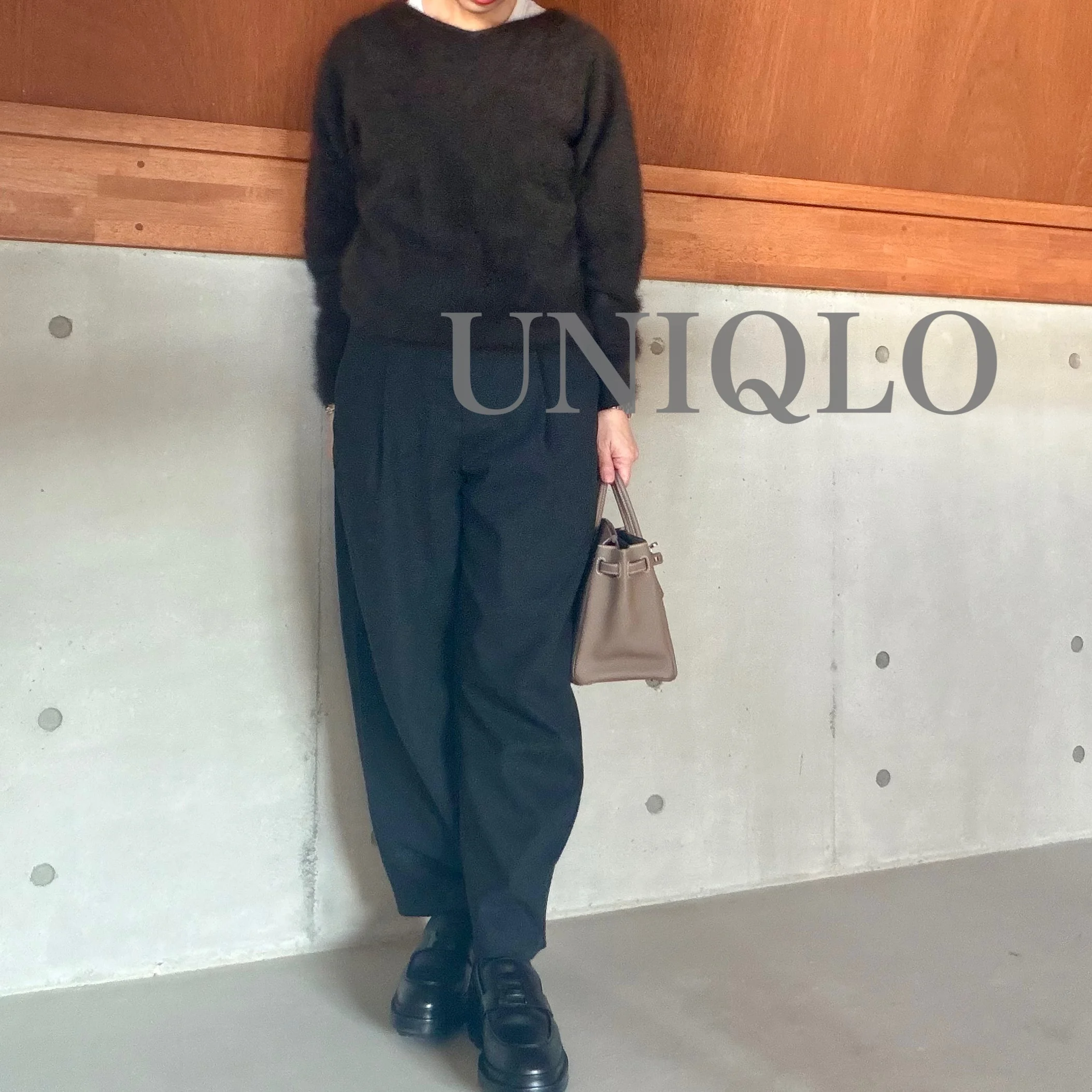 40代が今っぽく見える、ユニクロ×コントワー・デ・コトニエの最旬バレルパンツ