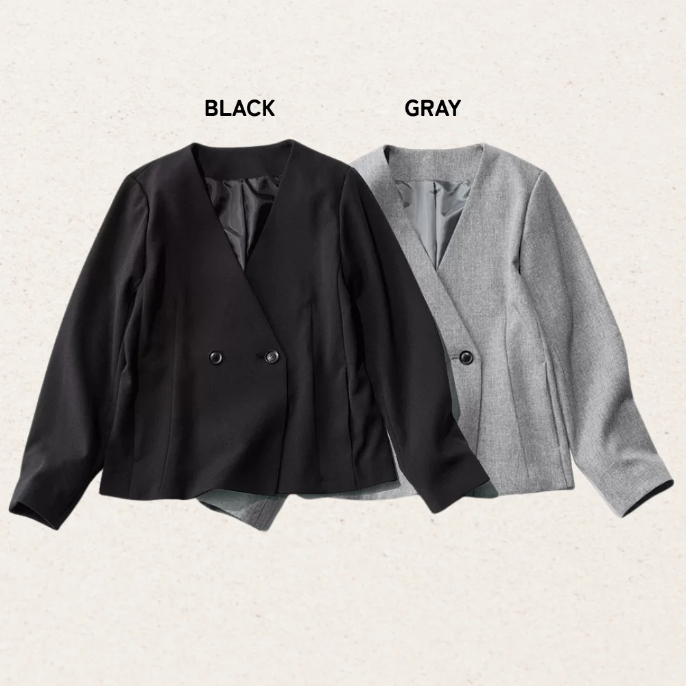 グレー／ブラック２色展開
ジャケット フリーサイズ