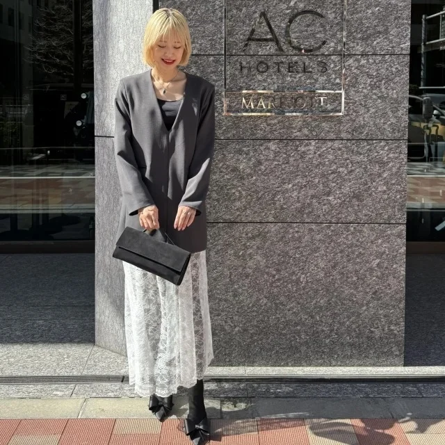 甘くならないレースコーデ。40代のための着こなしポイント【2026年春夏トレンド】_1_5