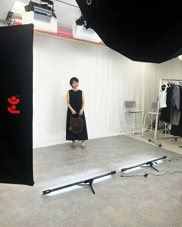 M7days インスタライブ　Marisol美女組　マリソル　OURWACOAL　40代ファッション　ORSETTO　VASIC　NEBULONIE 　ゴムストラップヒール　ストライプワンピース　COUTURED&#039;ADAM　涼やか　着映え　アラフォーコーデ　アンスクリア　ヌキテパ　