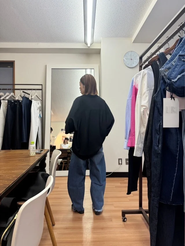 ＜エディター坪田あさみさんコラボ＞BULLET DENIM（MID BLUE）ブレットデニム