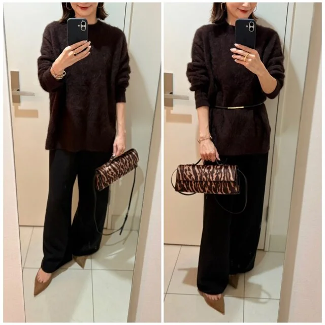 【着回し力UP!】１本あると便利・長さ調整できる万能ベルト_1_4