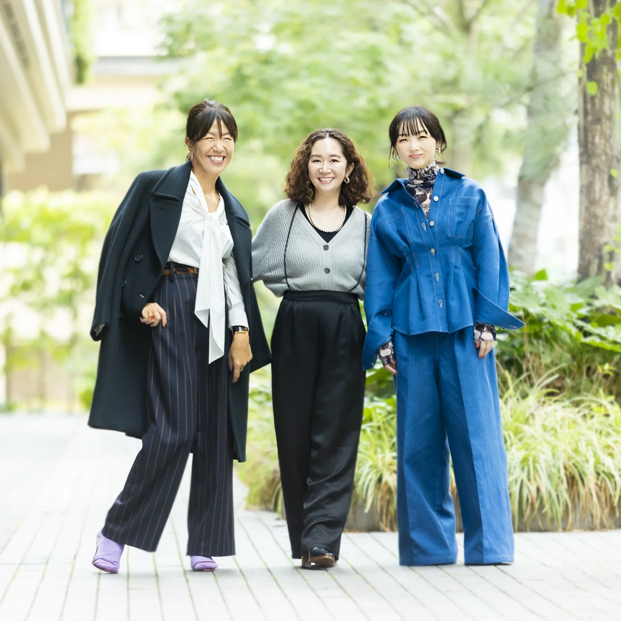 右から、デザイナーの横川さん、プレスの志波さん、MDの武見さん