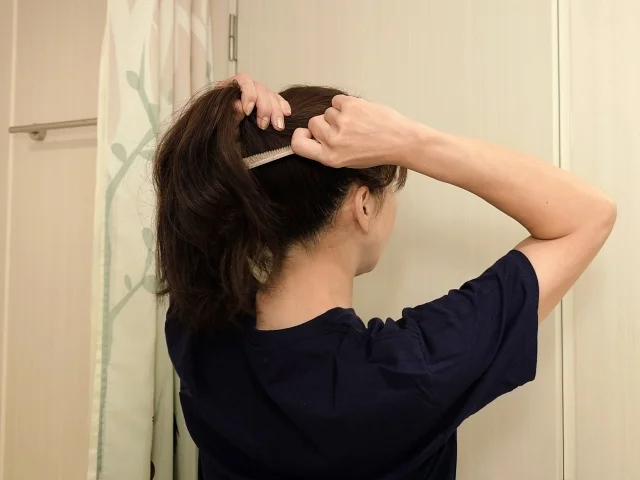 3COINSのヘアアクセサリーを使った夏の簡単ヘアアレンジ♪_1_10