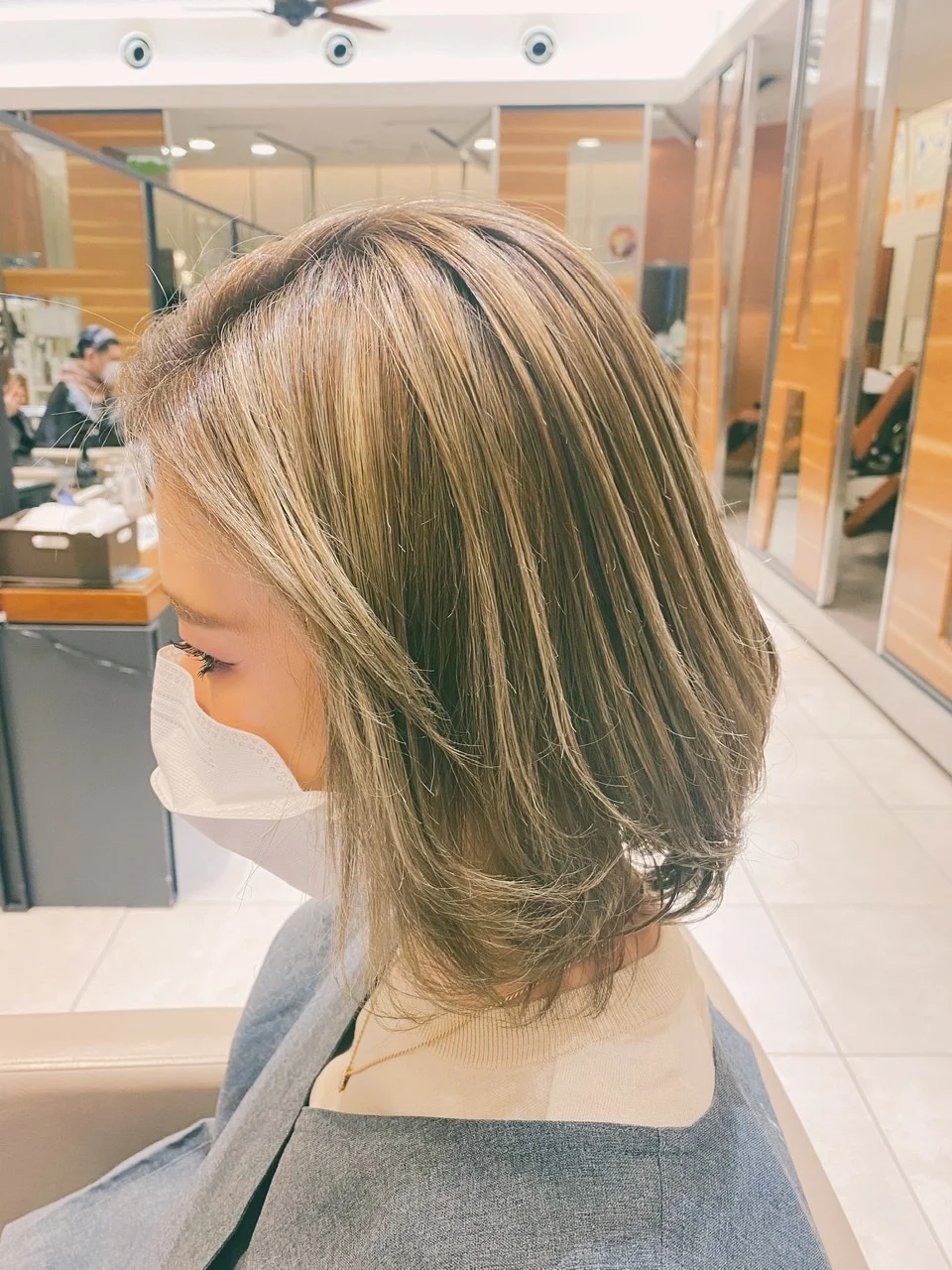 【伸ばしかけアラフォーヘア】ヘアスタイルとヘアアレンジ。