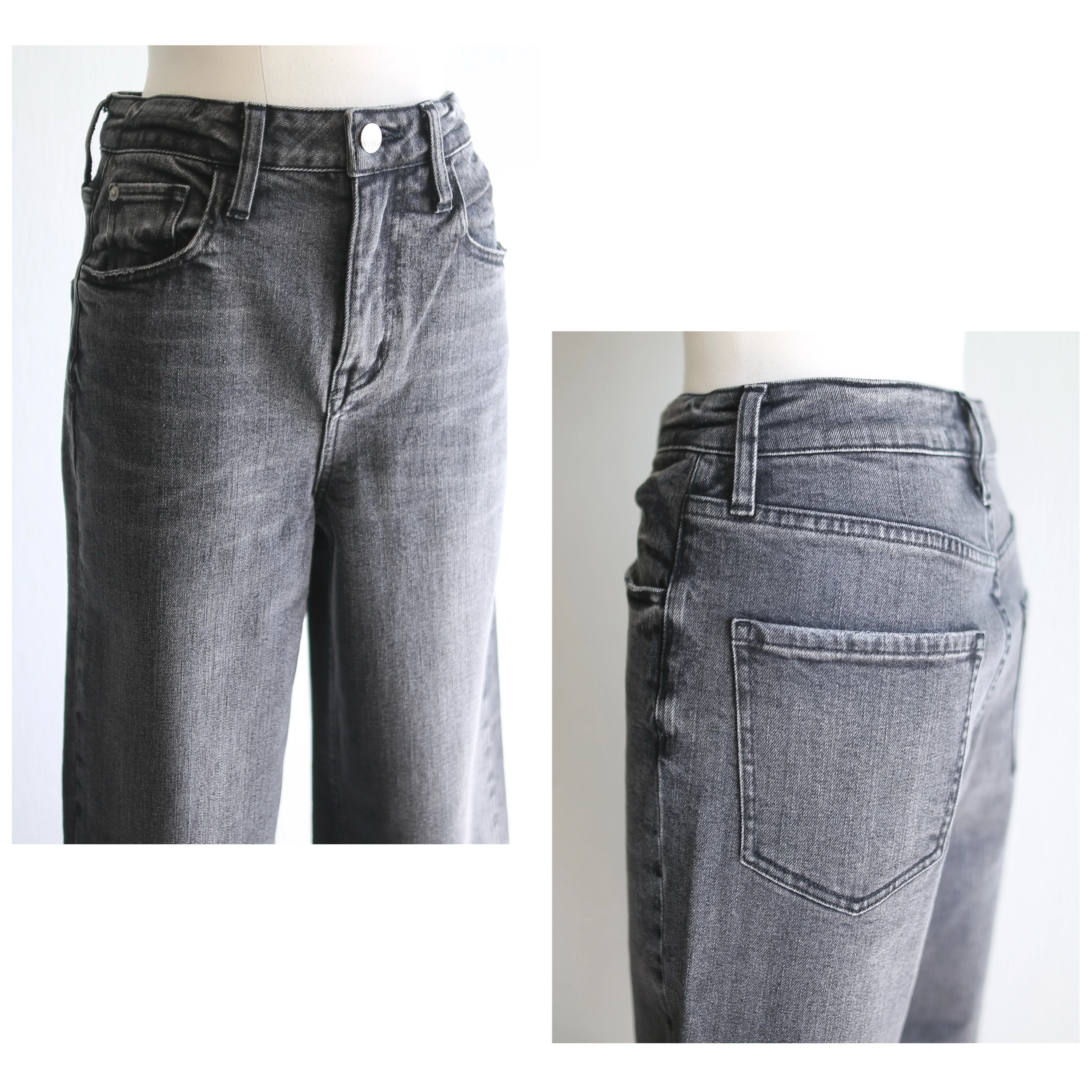  marisol bemi コラボ　healthydenim グレー　pinkpepper