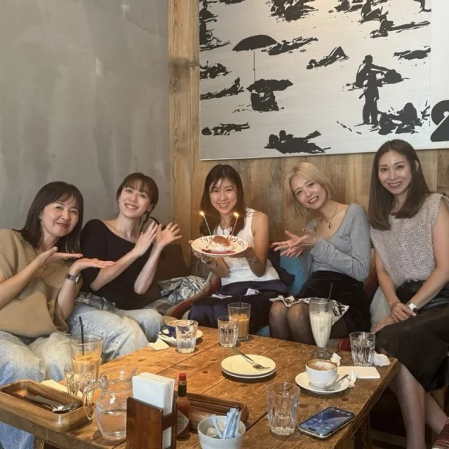 美女組同期のりさちゃんお帰りなさいの会