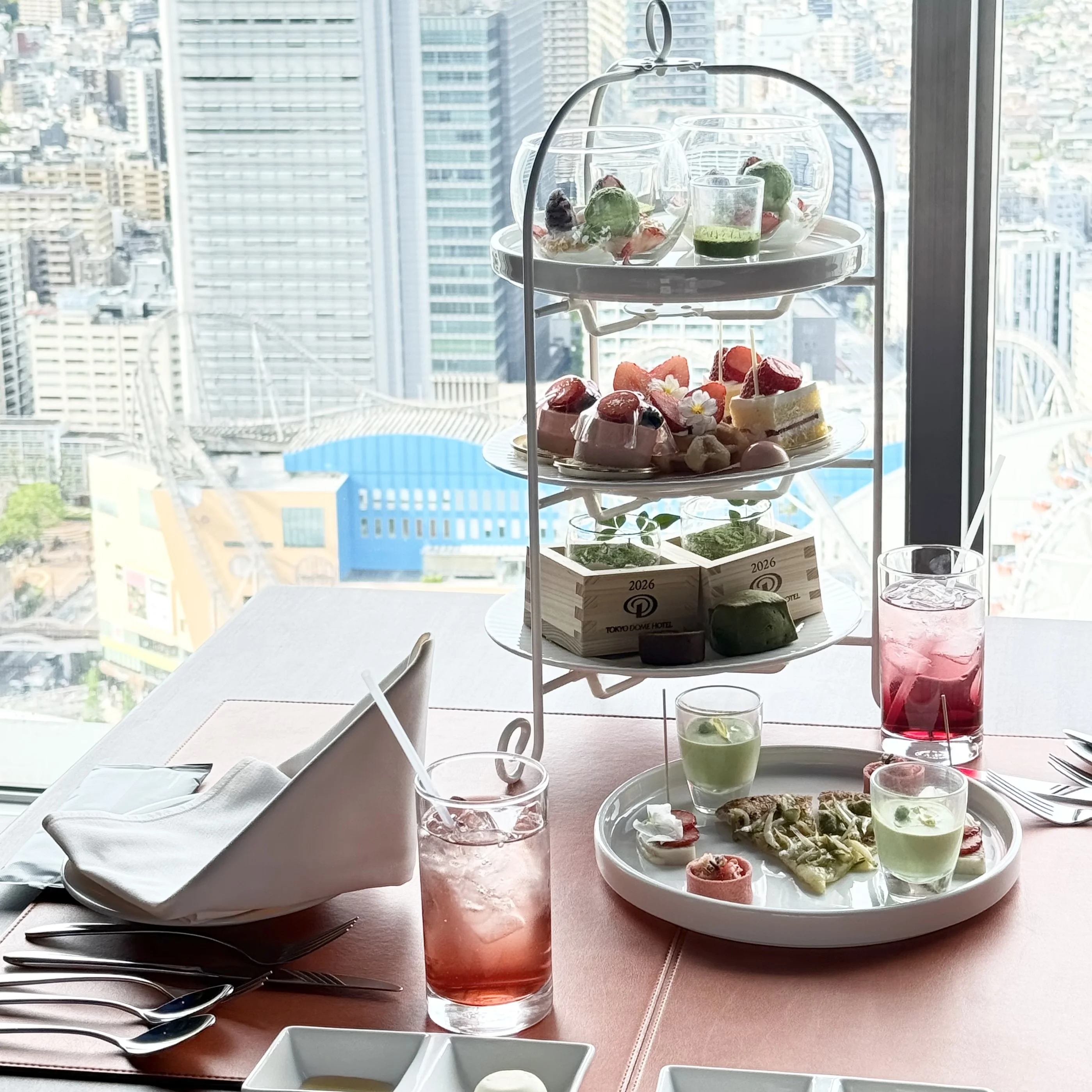 【体験レポ】東京ドームホテル「ストロベリー＆抹茶アフタヌーンティー」