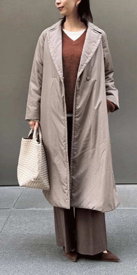 M7days
中綿入りトレンチロングコート