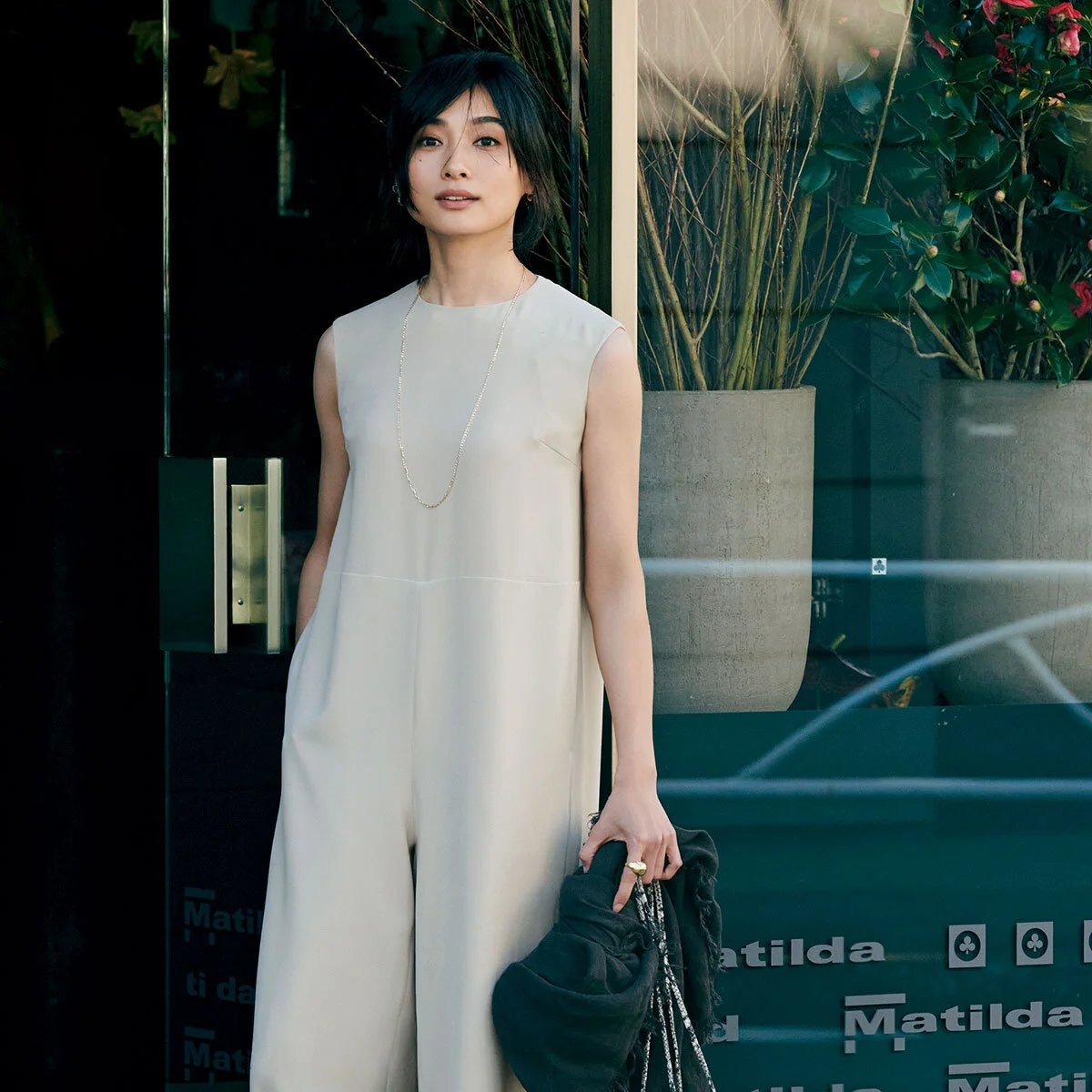 きれいめに着られて、確実にスタイルアップしてくれる「オールインワン」スタイリスト松村純子 × M7days
