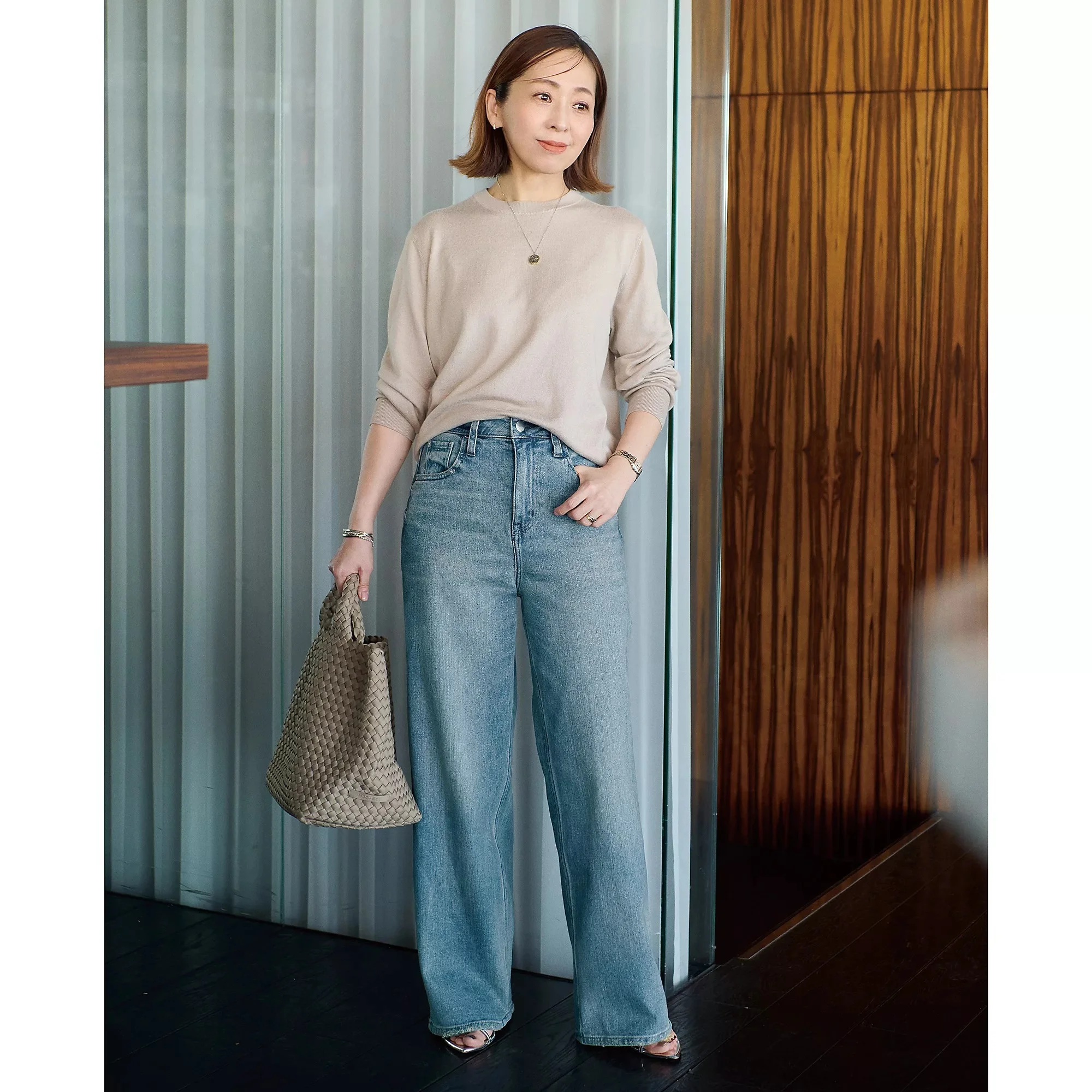 bemi×Healthy DENIM【Marisol別注】USED加工Pink Pepper